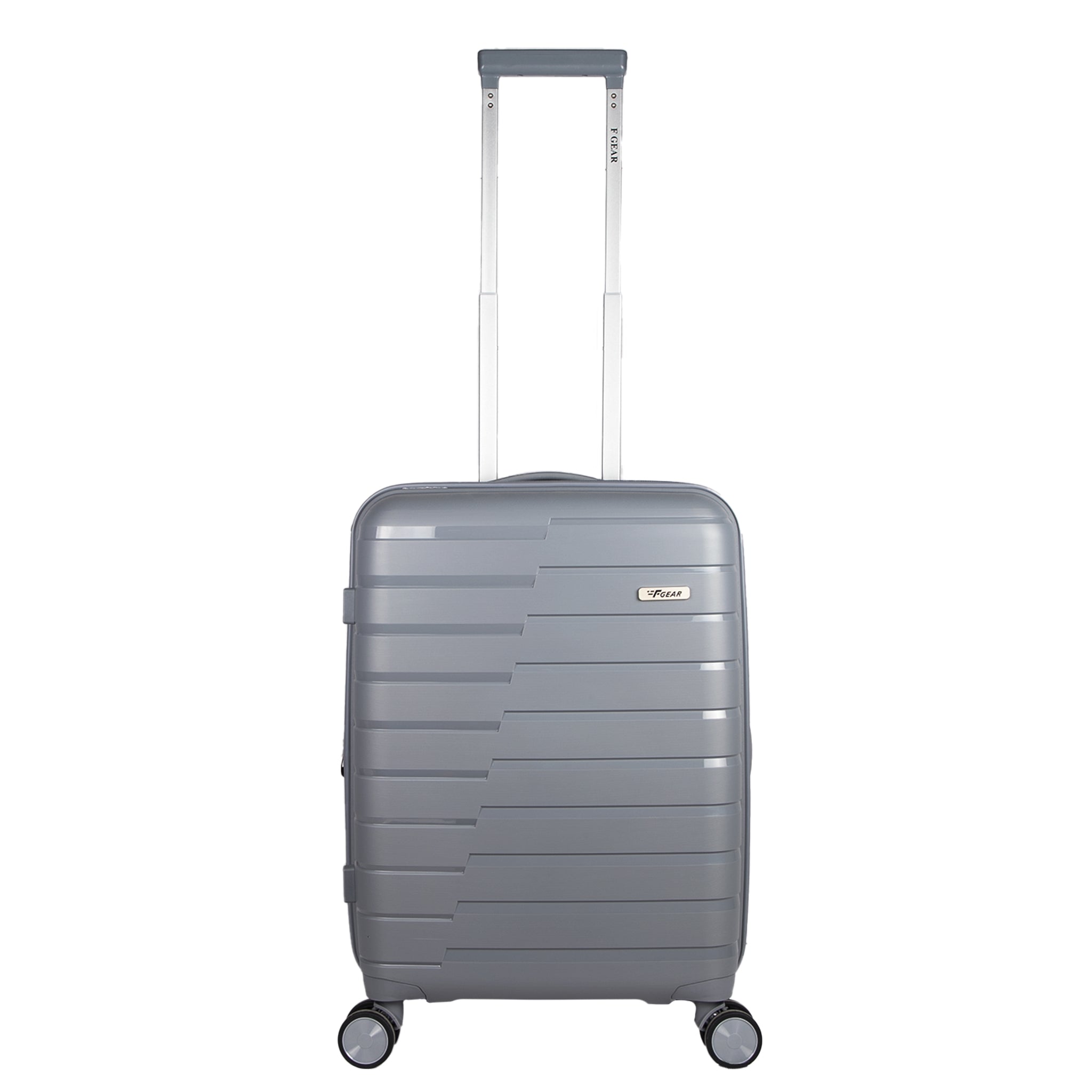 PPS27 20 Light Grey Expandable Small Carry On Luggage Suitcase F Gear.in