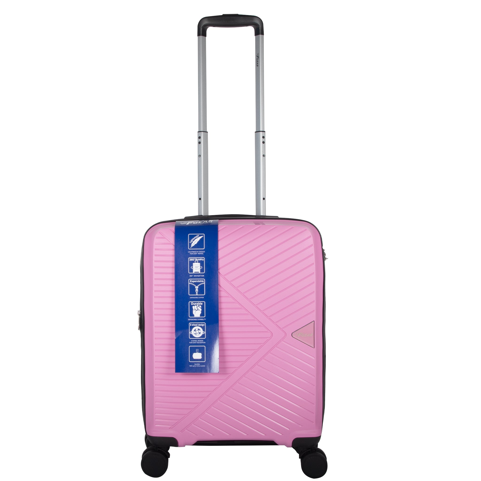 STV PP03 20 Pink Expandable Cabin Small Suitcase F Gear.in