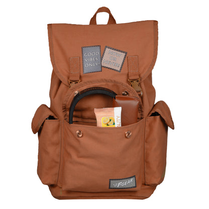 Webster 21L Chestnut Canvas 21L Backpack