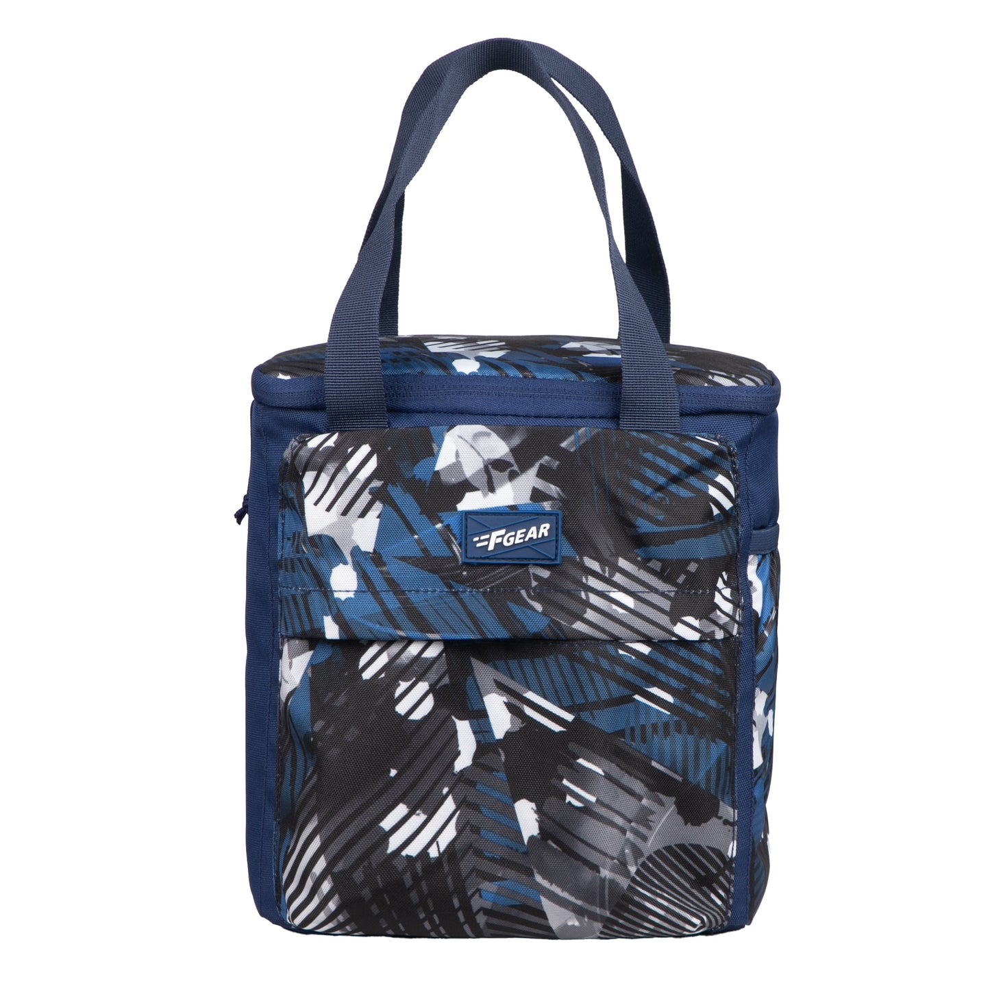 Hoover 7L Geometric Blue Black Lunch Bag