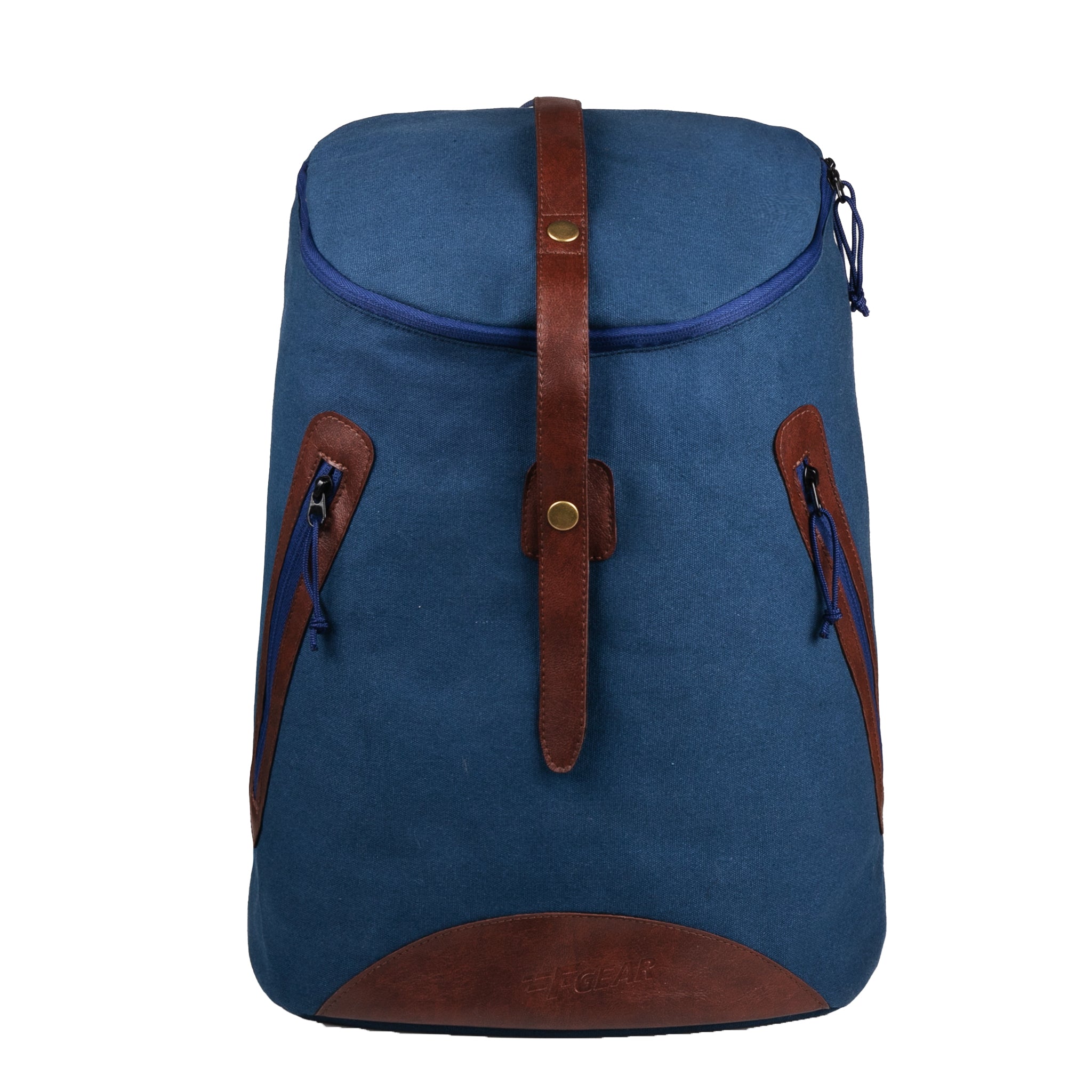 Navy canvas backpack online