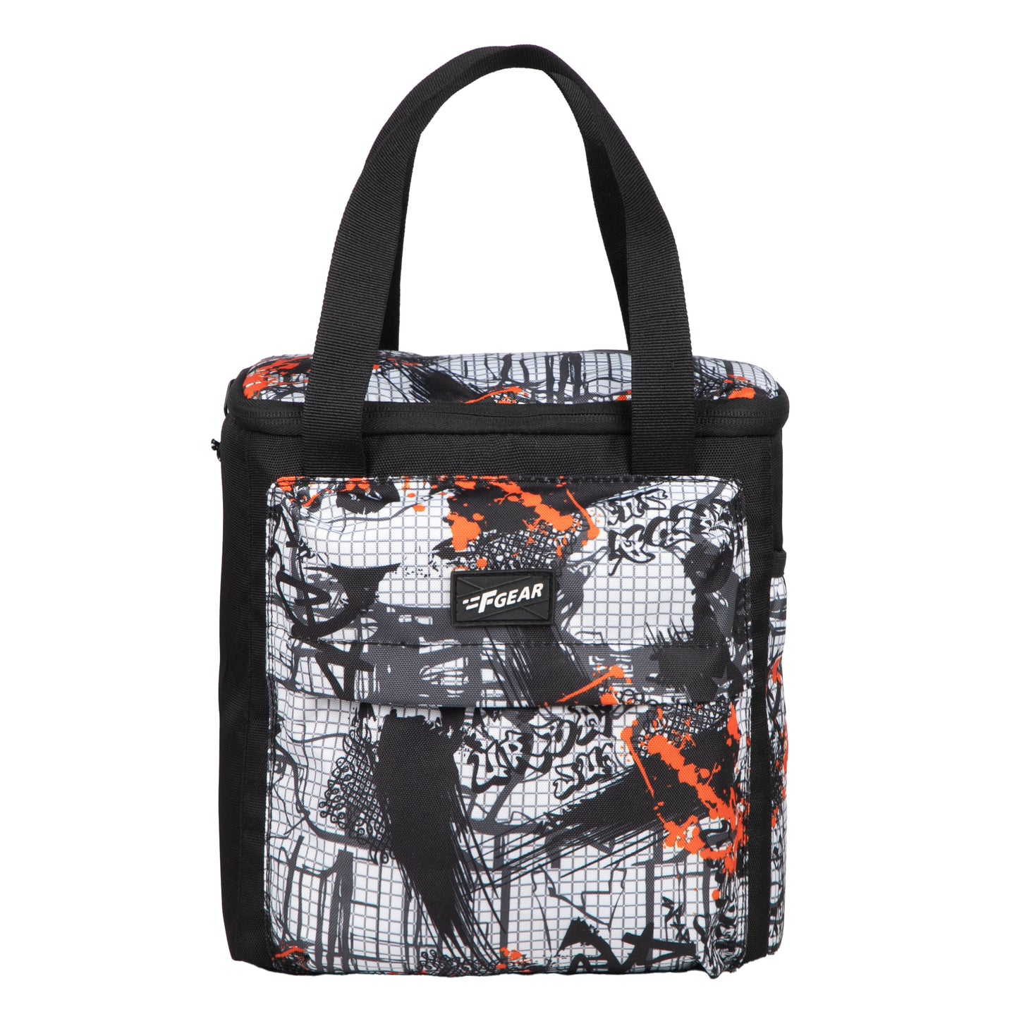 Hoover 7L Graphic Black Orange  Lunch Bag