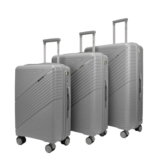 PPS33 Light Grey Suitcase Set of 3