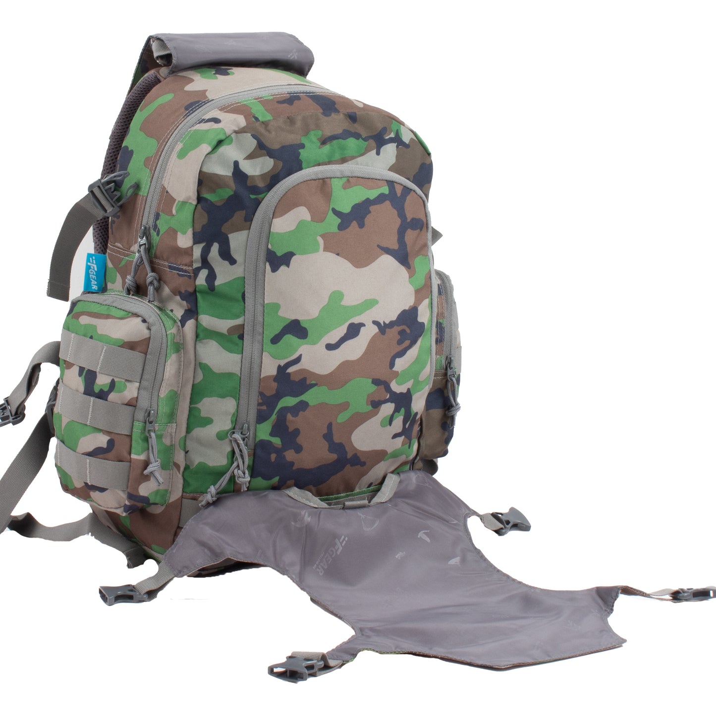 F Gear Military Ambush 32 L Woodland A Camo Rucksack