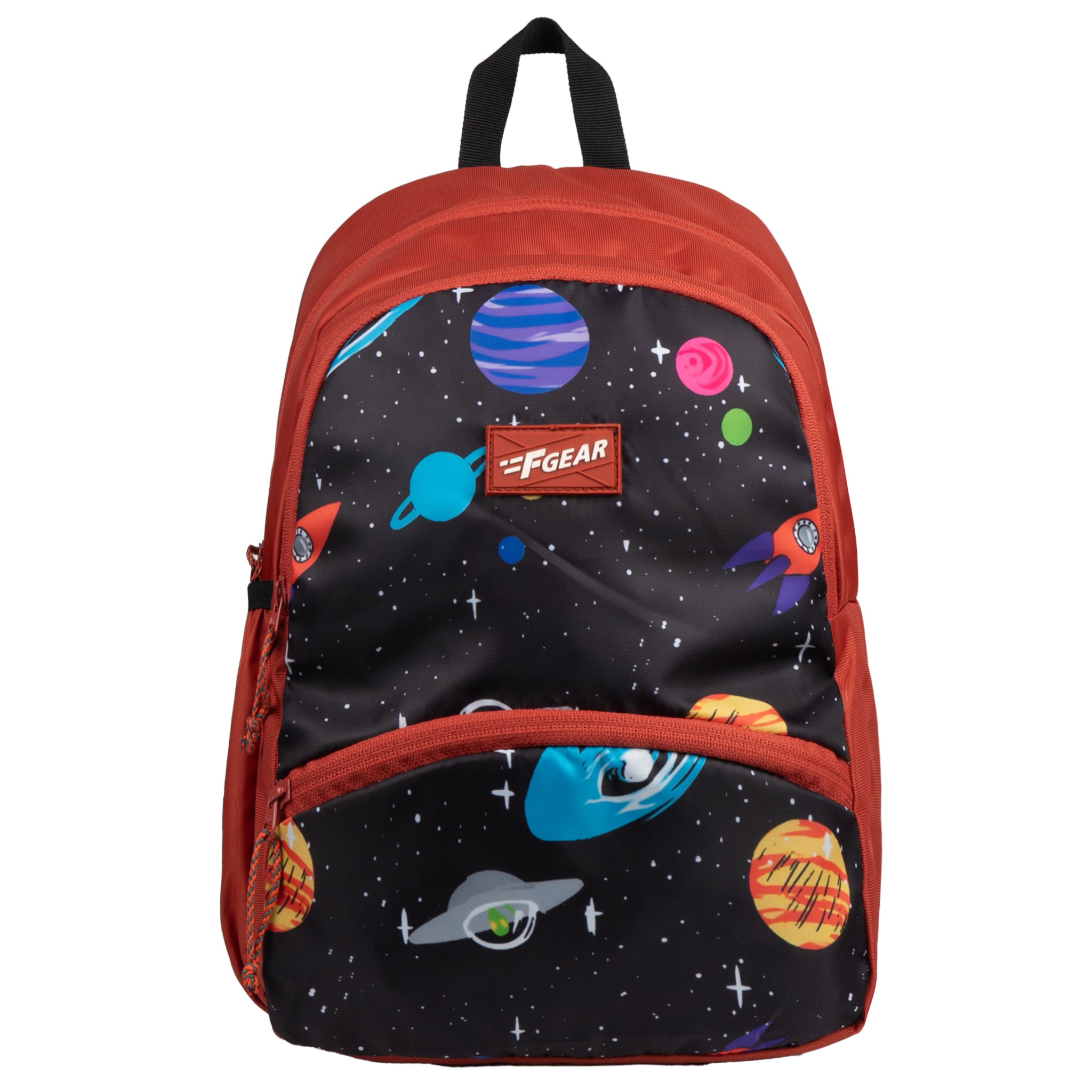 Brio 13L Picante Black Planets Kids Backpack F Gear.in