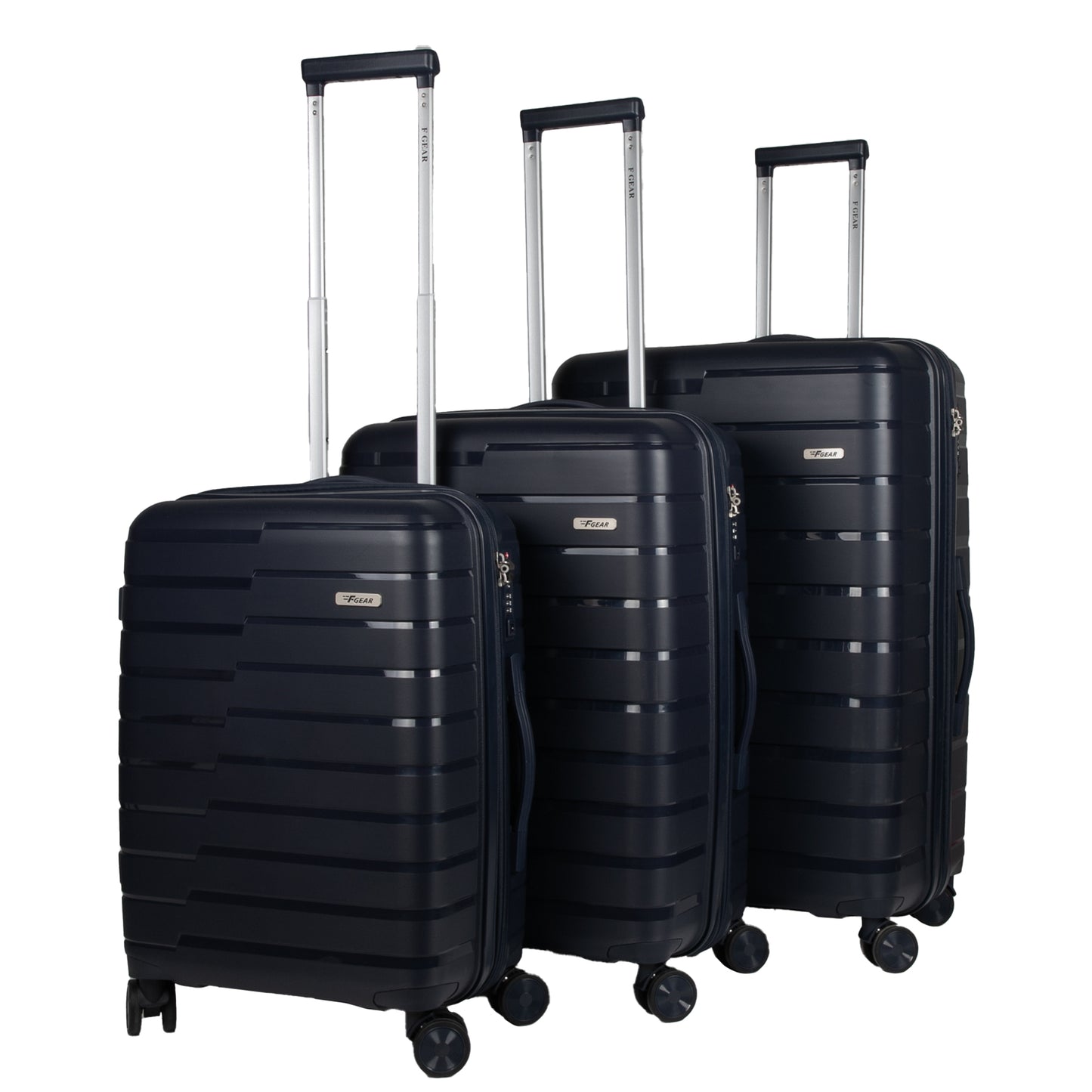 PPS27 Navy Blue  Suitcase Set of 3