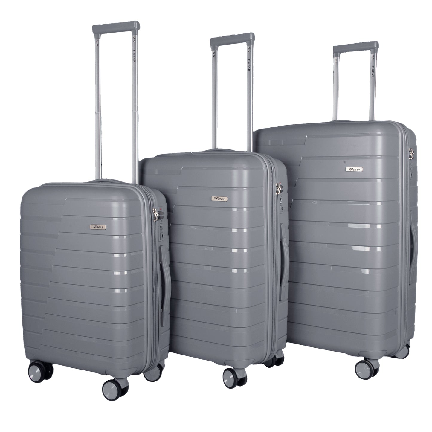 PPS27 Light Grey Suitcase Set of 3