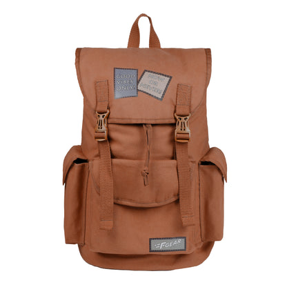 Webster 21L Chestnut Canvas 21L Backpack