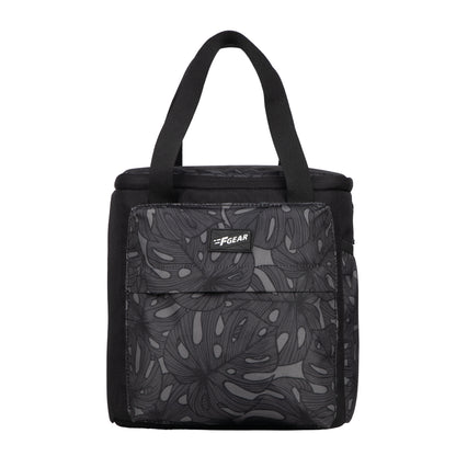 Hoover 7L Palm Dark Grey Black Lunch Bag