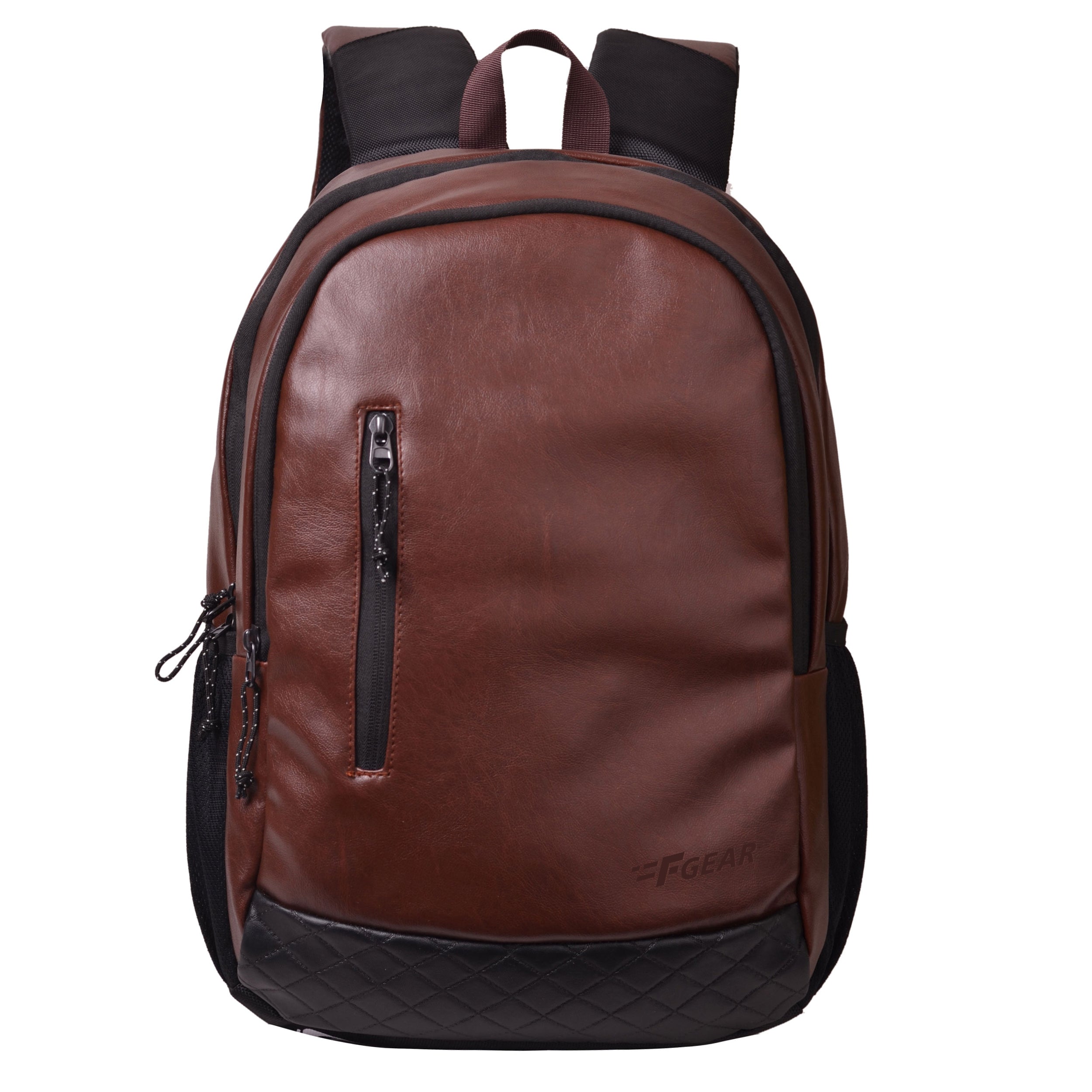 F Gear Bi Frost Executive 27 Ltrs Brown Casual Backpack - Best Leather ...