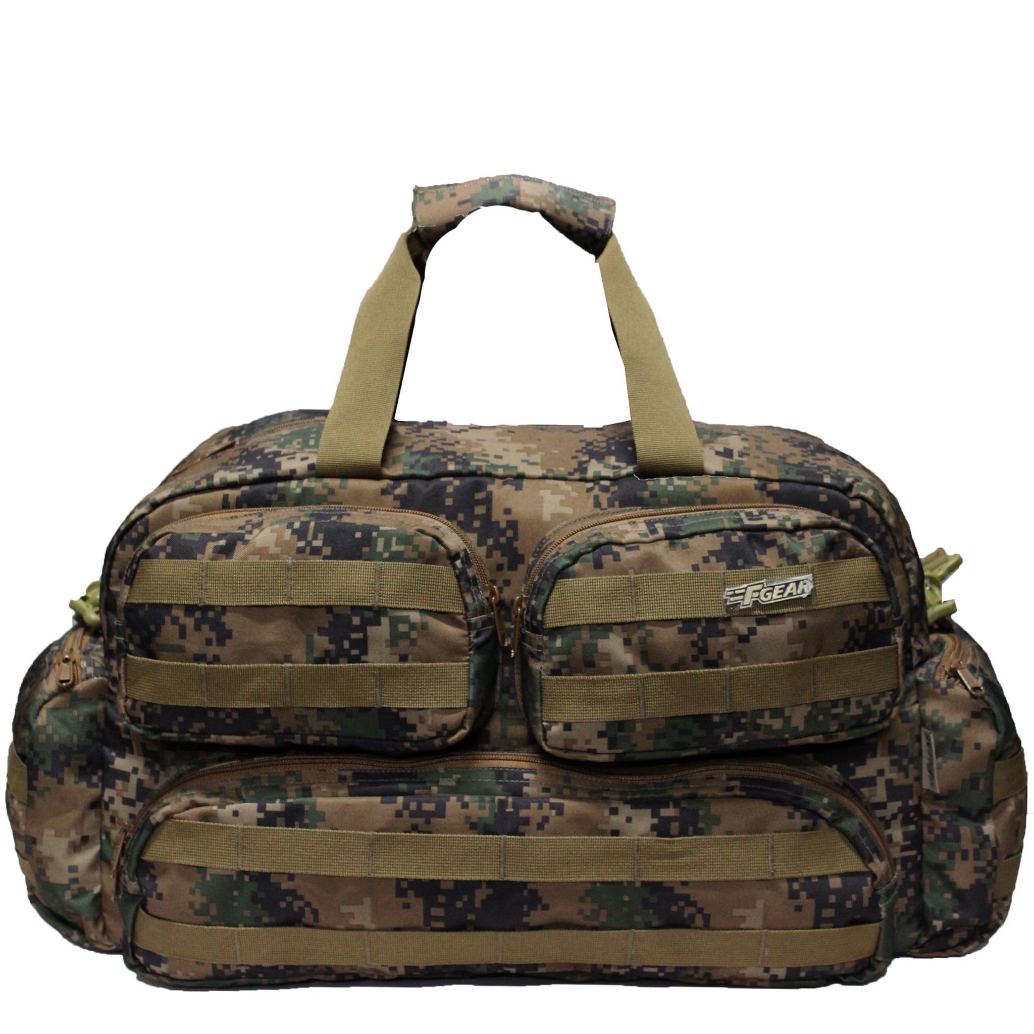 Buy Gear Polyester Cross Training 22L Medium Water Resistant Travel Duffle  Bag/Gym Bag for Men's/Women's (Khaki Camo), 23 Cm at Amazon.in