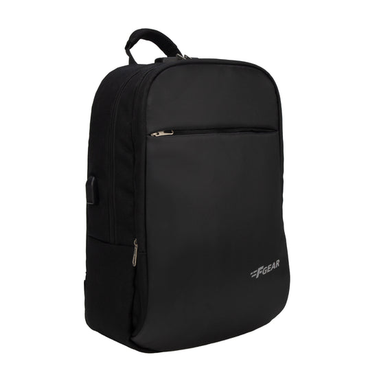 Harvey 25L Black Laptop Backpack