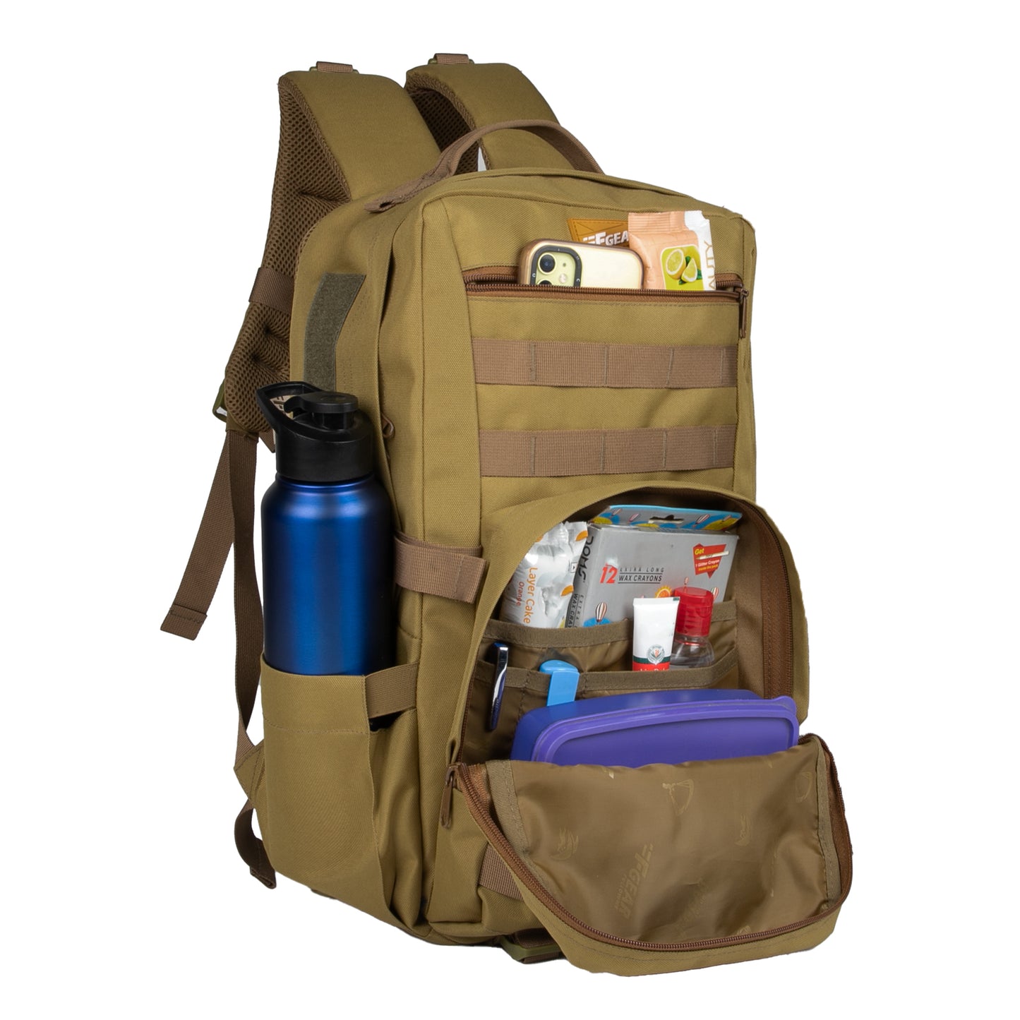 Grecale 25L Khaki Molle Backpack