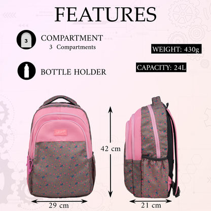 Fable 24L Pink Centifolia Backpack