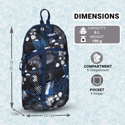 Ritz 6L ACV Geometric Blue Black Backpack