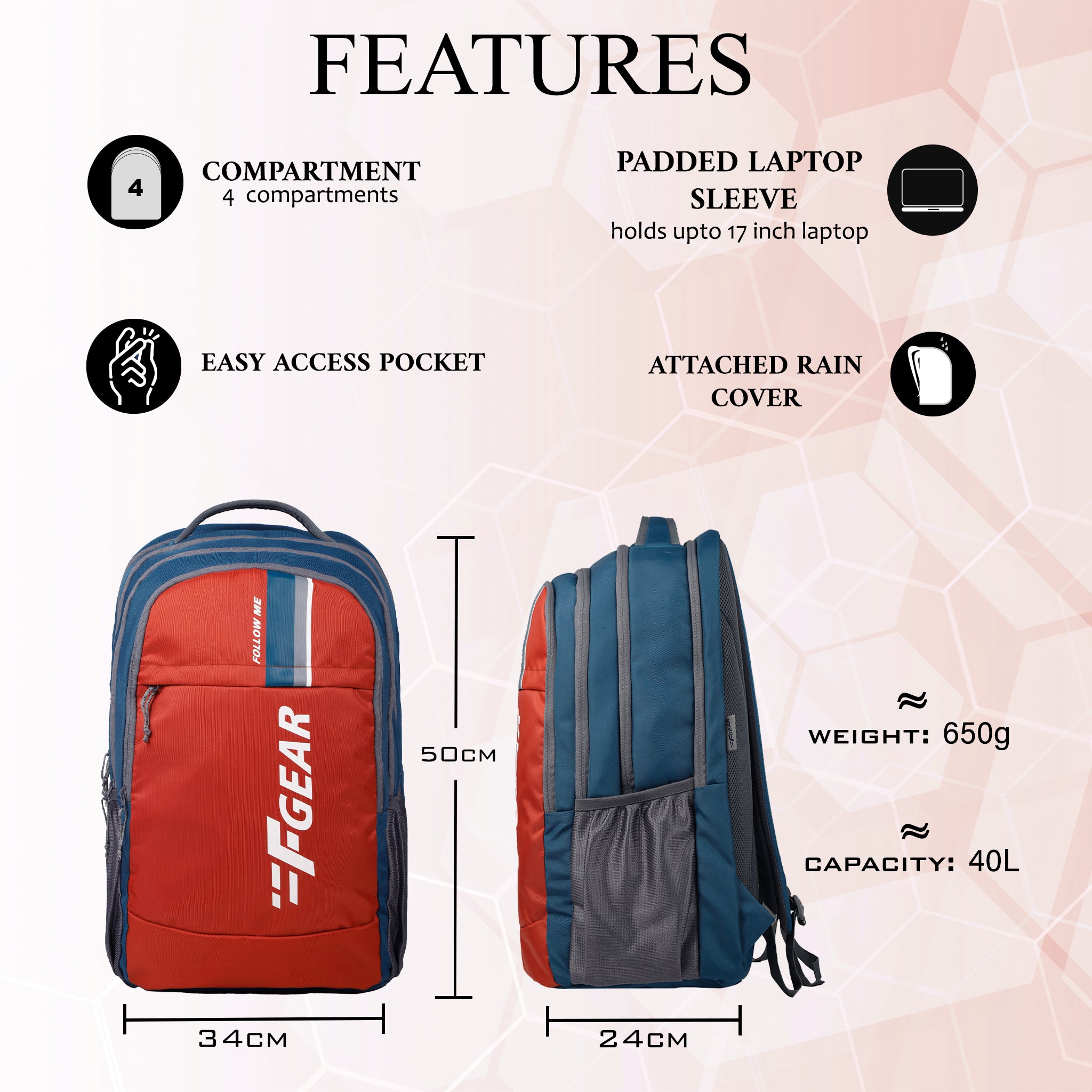 American tourister 40l backpack best sale