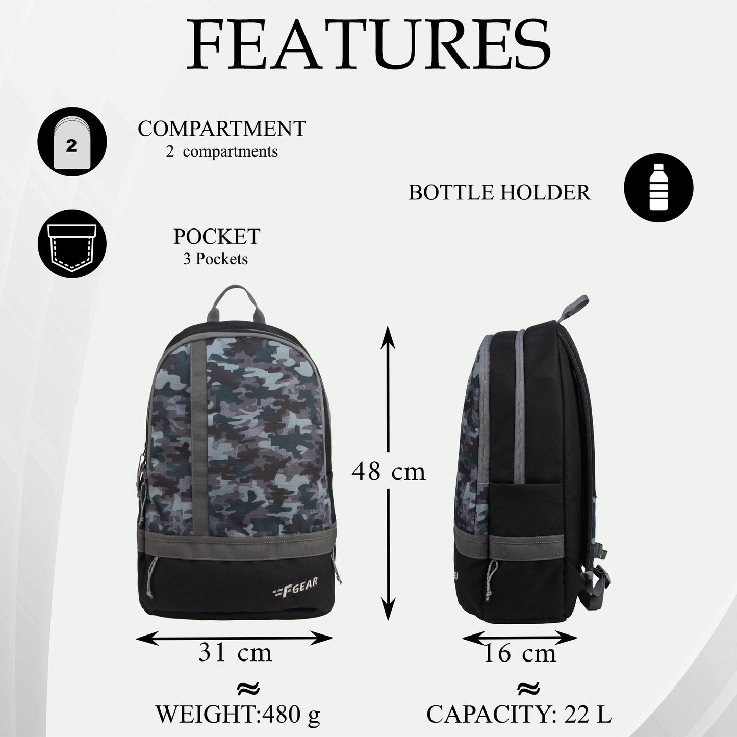 Burner 19L Wild Stone Backpack