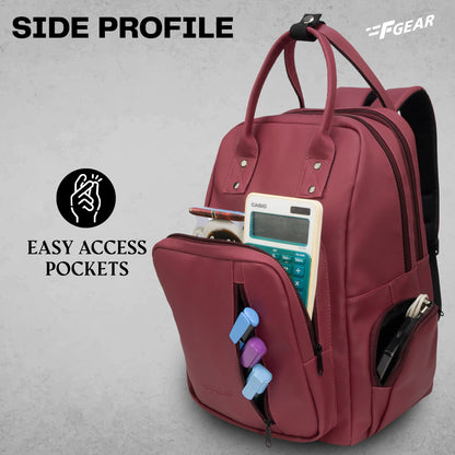 Senna 22L Maroon  Laptop Backpack