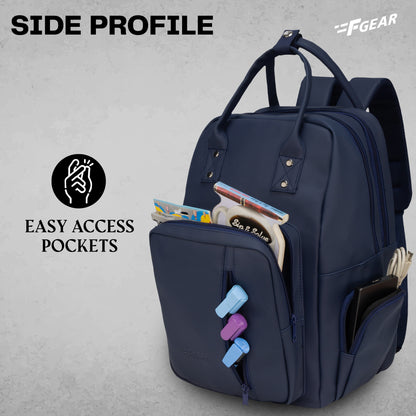 Senna 22L Navy Blue Laptop Backpack