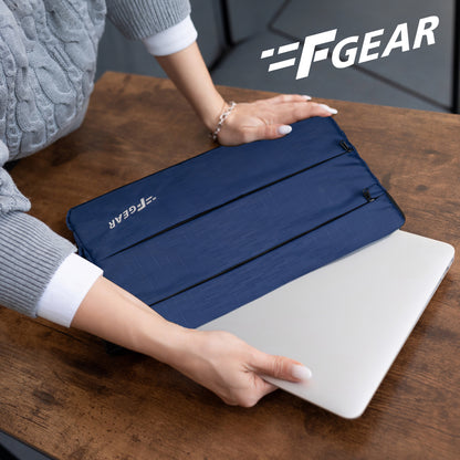 Zeus Navy Blue 3L Laptop Sleeve