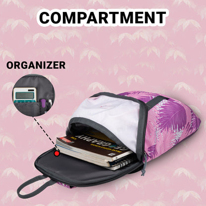 Ritz 6L Ferns Purple Pink Backpack