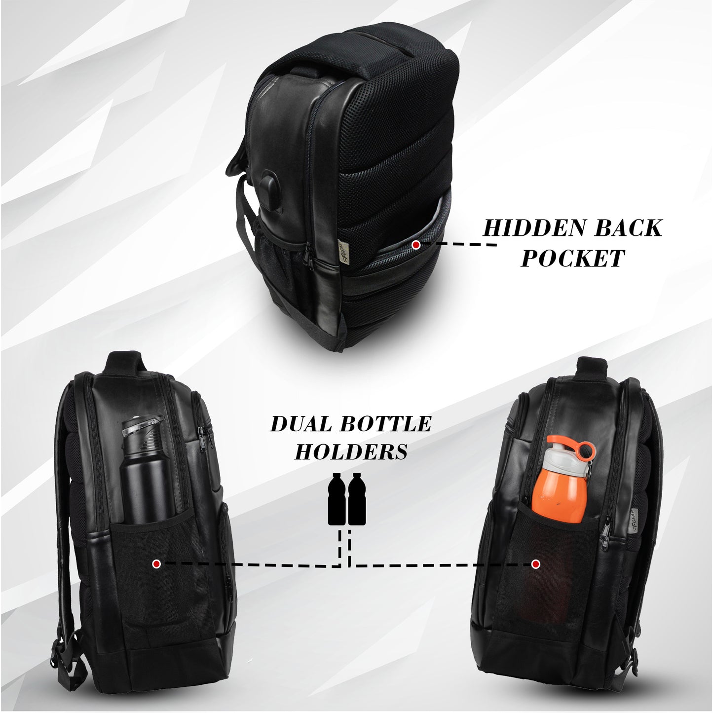 Mantra V2 28L Black Laptop backpack