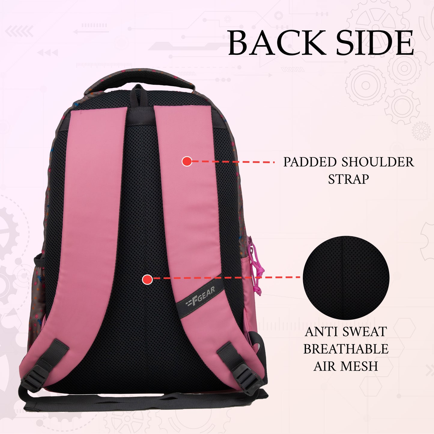 Fable 24L Pink Centifolia Backpack