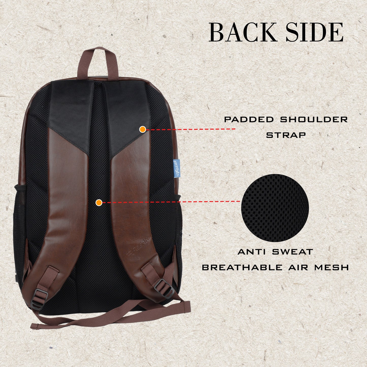 Bi Frost Executive 27L Brown Laptop Backpack