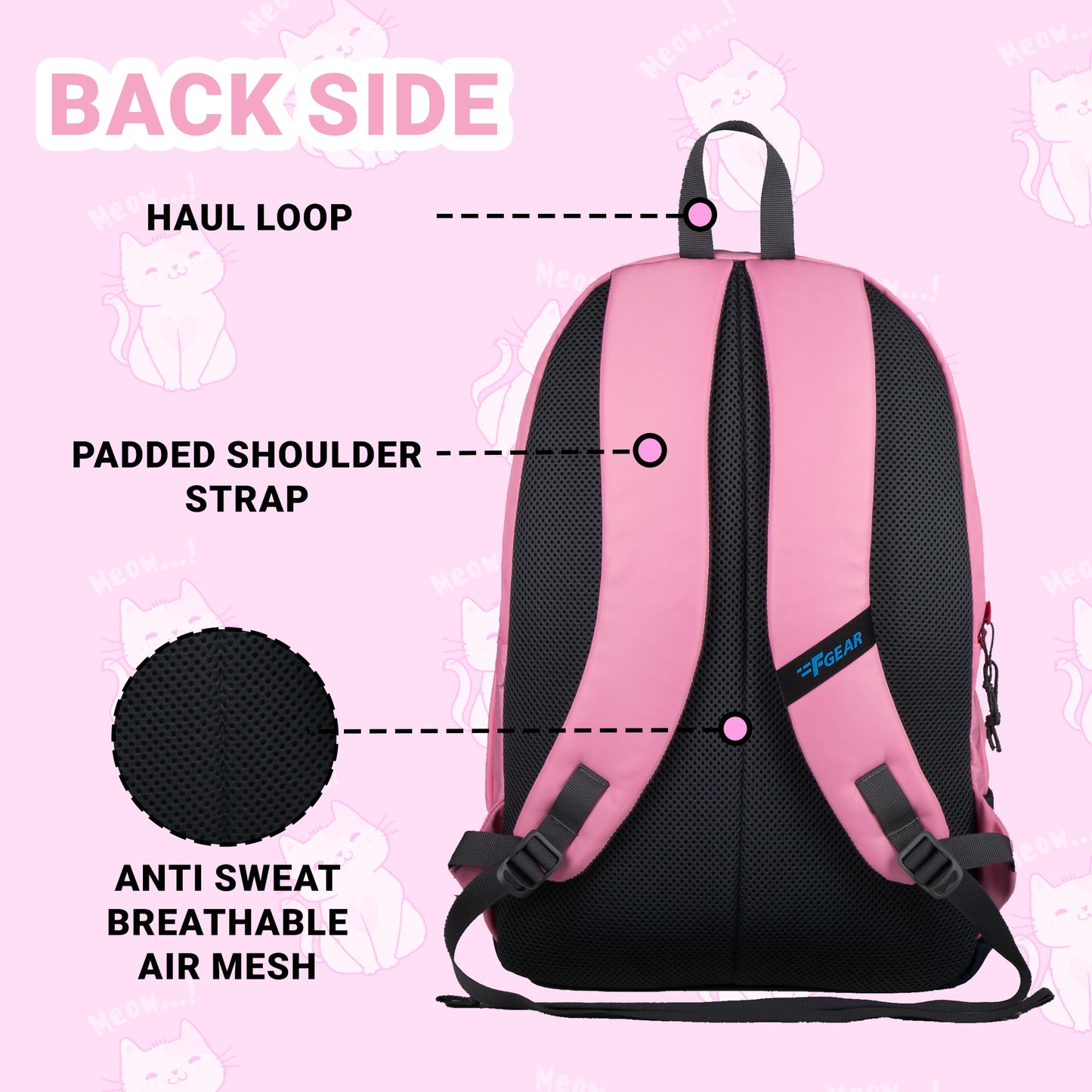 Jasper 14L Pink Kids Backpack