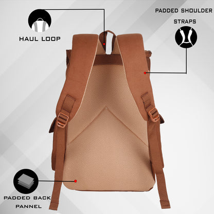 Webster 21L Chestnut Canvas 21L Backpack