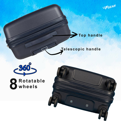 PPS27 Navy Blue  Suitcase Set of 3