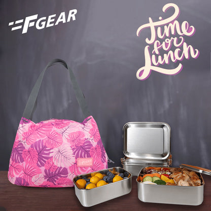 Tidbit 6L Tropical pink and purple Lunch bag