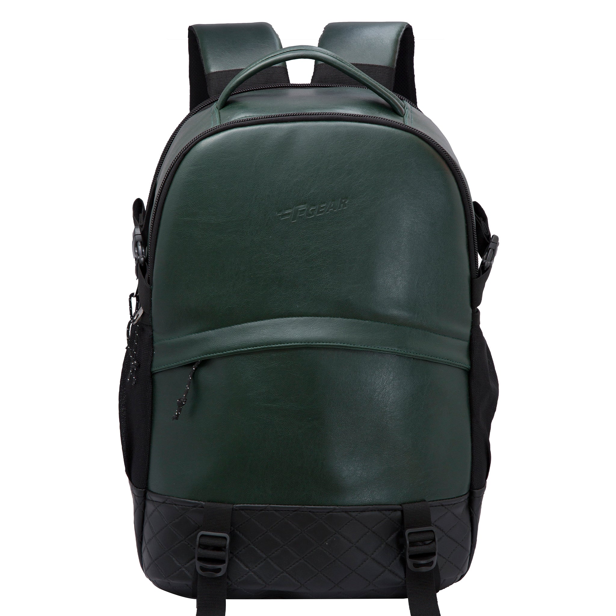 Buy F Gear Luxur Antitheft Olive Green Artificial Leather Laptop Backpack  25 L Online at Best Prices in India - JioMart.