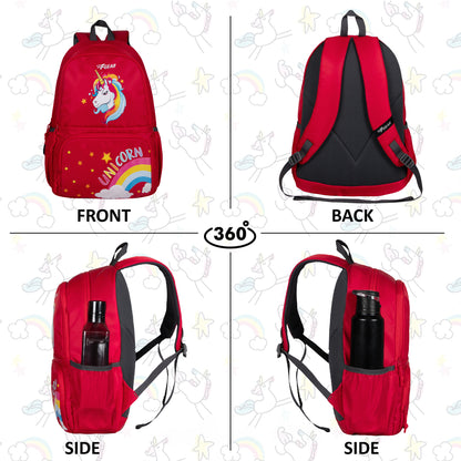 Unicorn 22L Red Kids Backpack