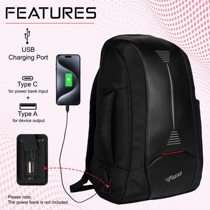 Solano 20L Black Anti-theft Laptop Backpack