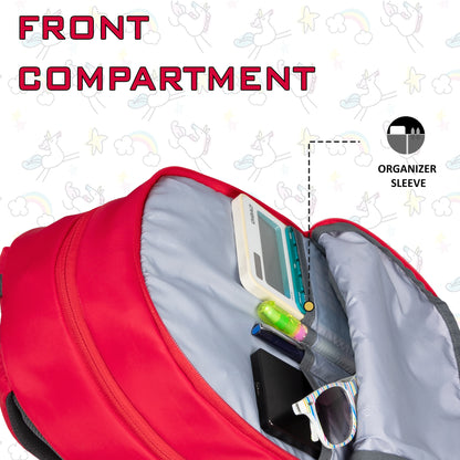 Unicorn 22L Red Kids Backpack