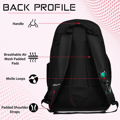 Solano 20L Black Anti-theft Laptop Backpack