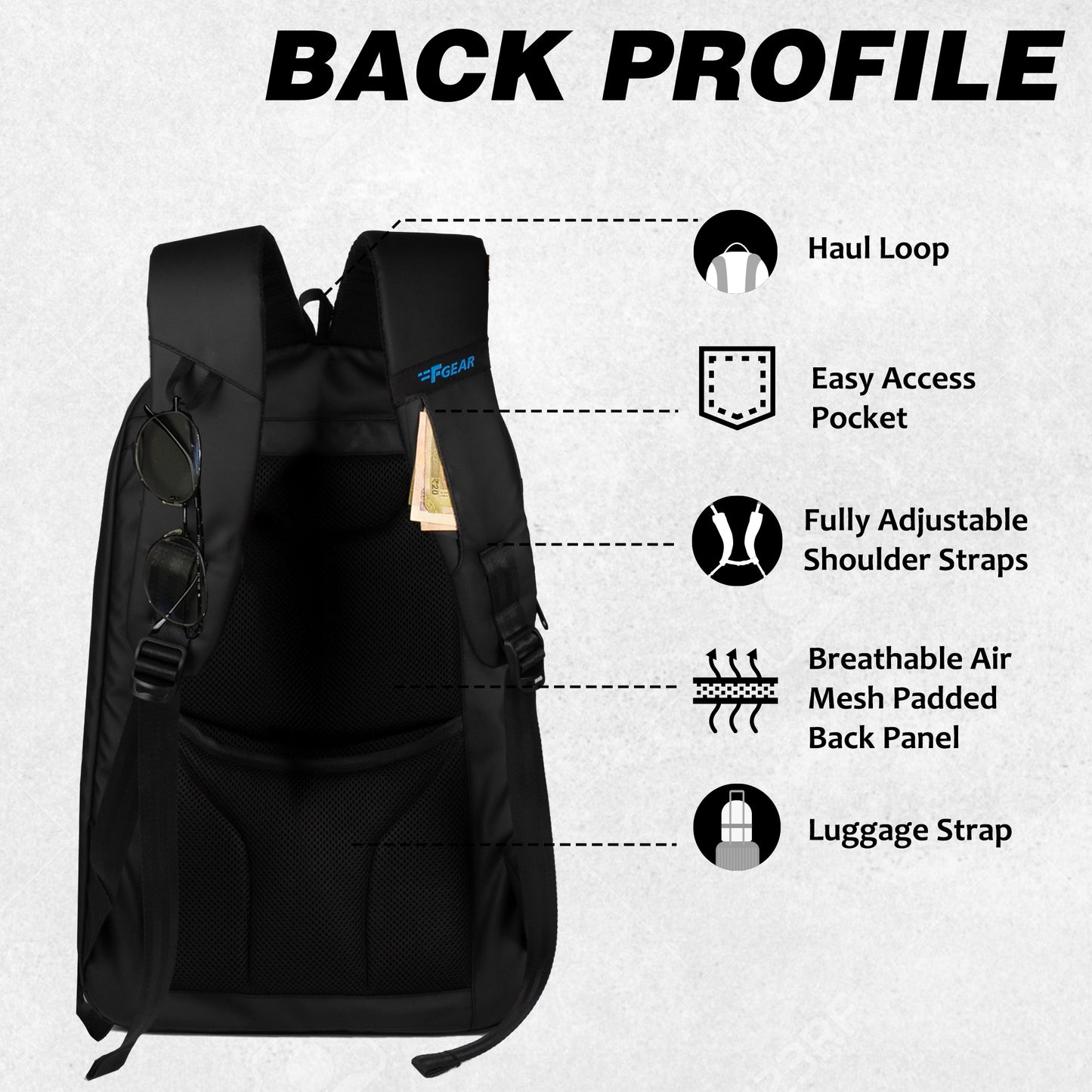 Havelock 27L Laptop Backpack with USB Port