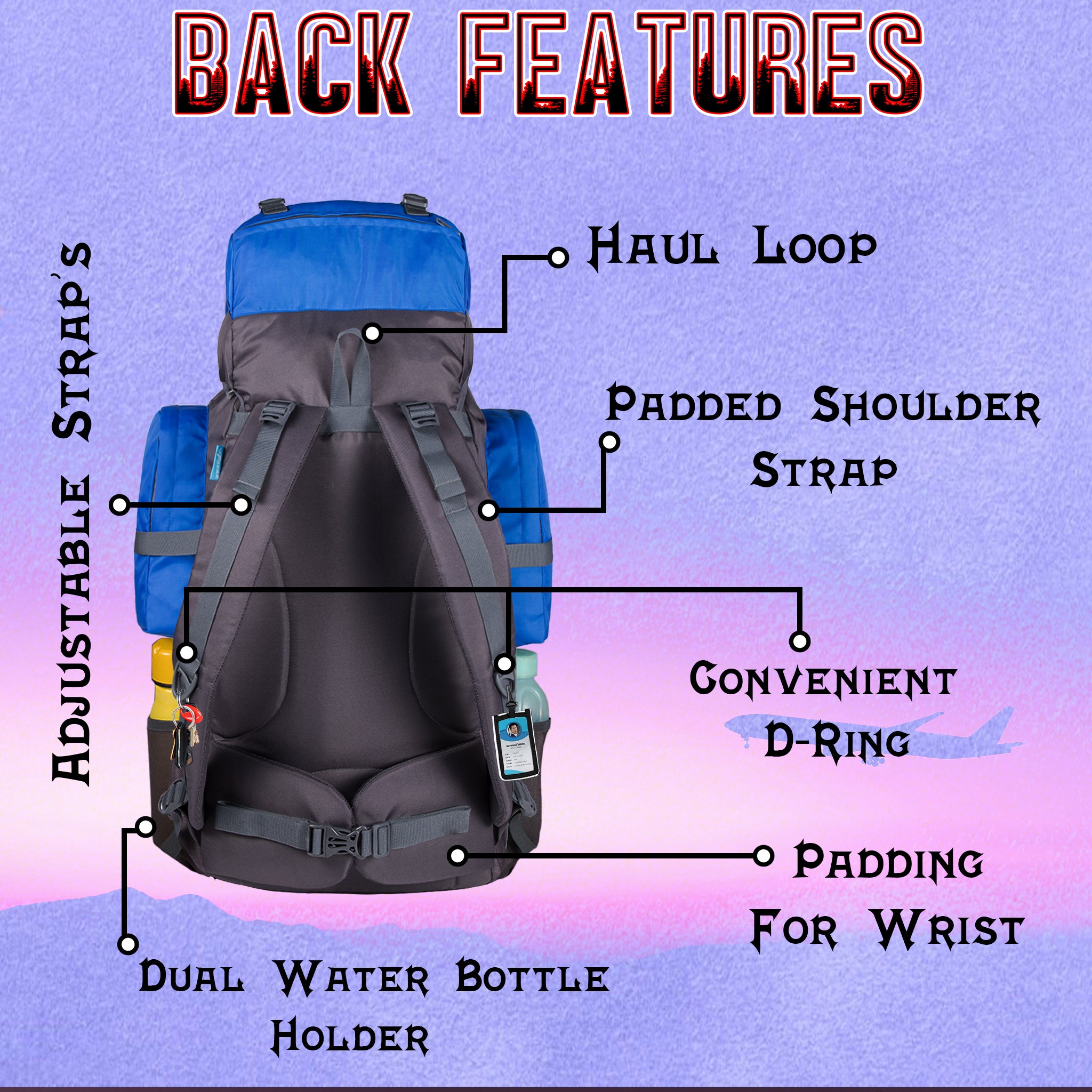 F gear best sale trekking bags