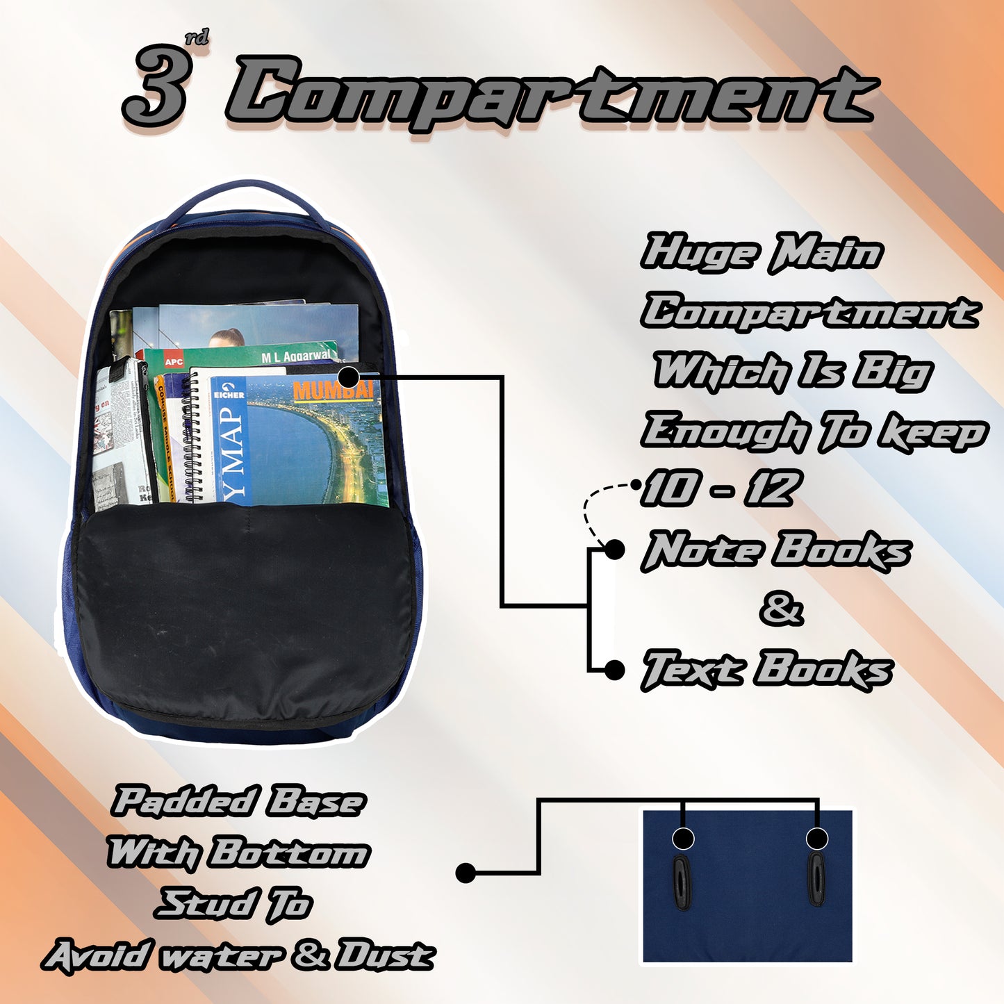 Dynamo 35L Orange Navy Backpack