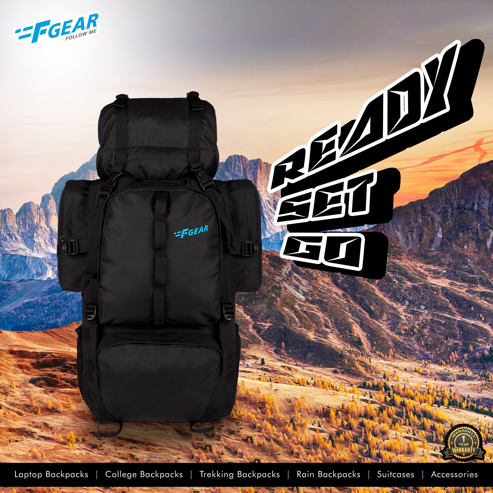 F gear store trekking bags