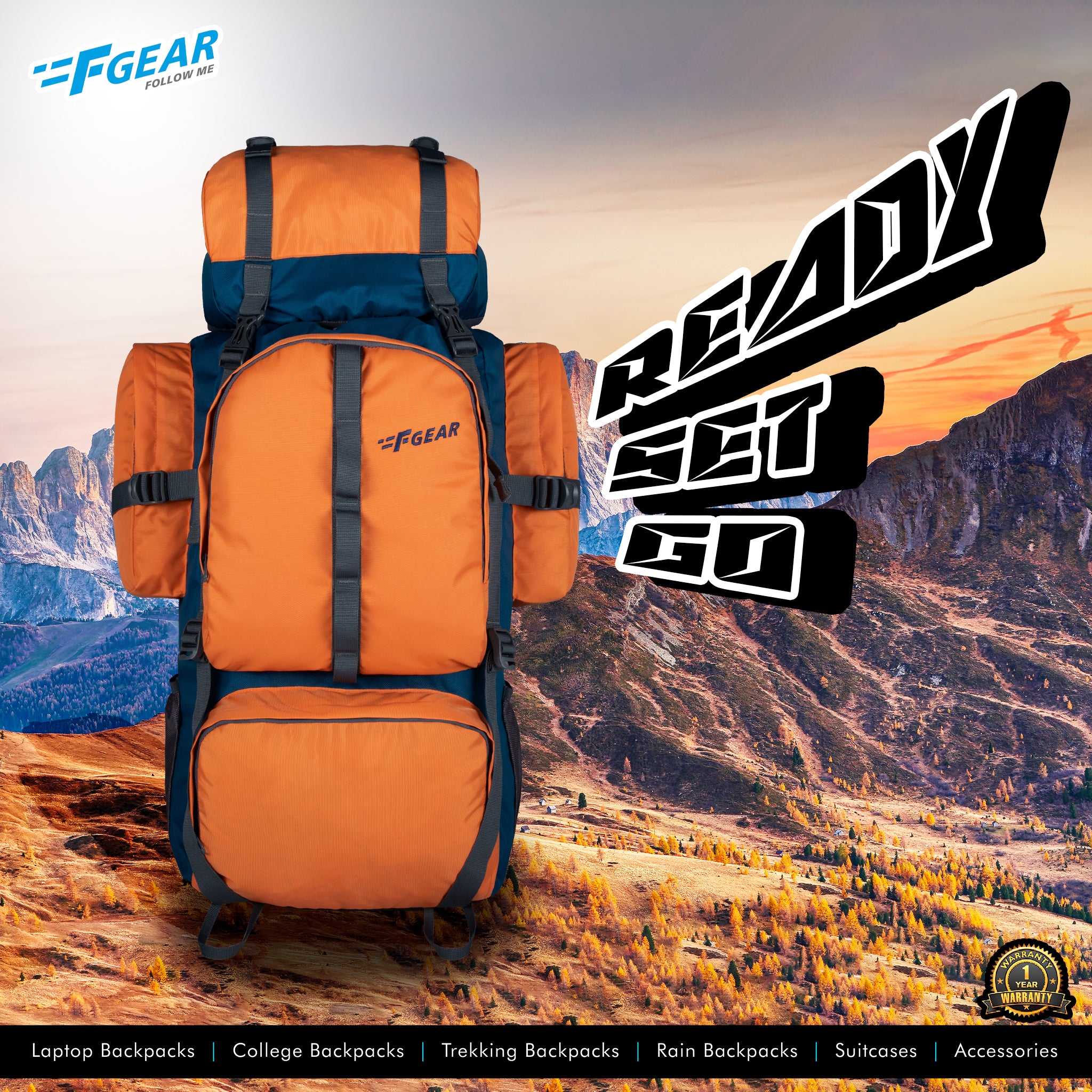 F gear trekking online bags