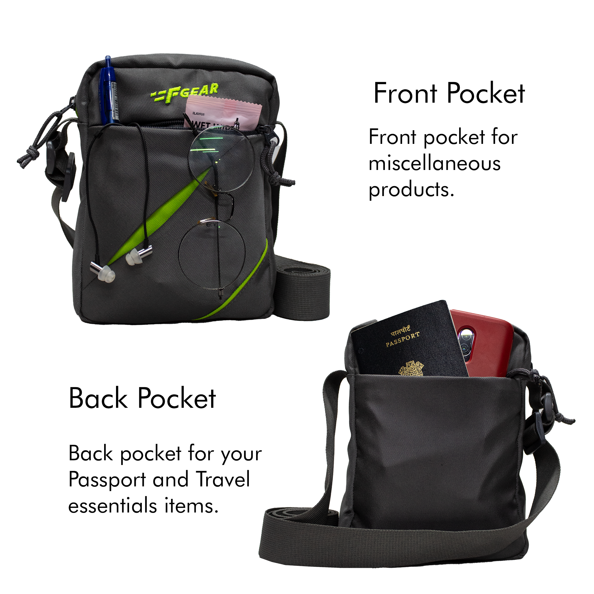 Skybags Techno Vertical Messenger Black in Navi-Mumbai at best price by  Stop 4 Gift - Justdial
