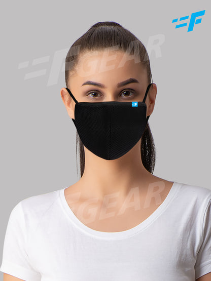F95 DarkGrey Reusable Washable F Gear Mask PacK3