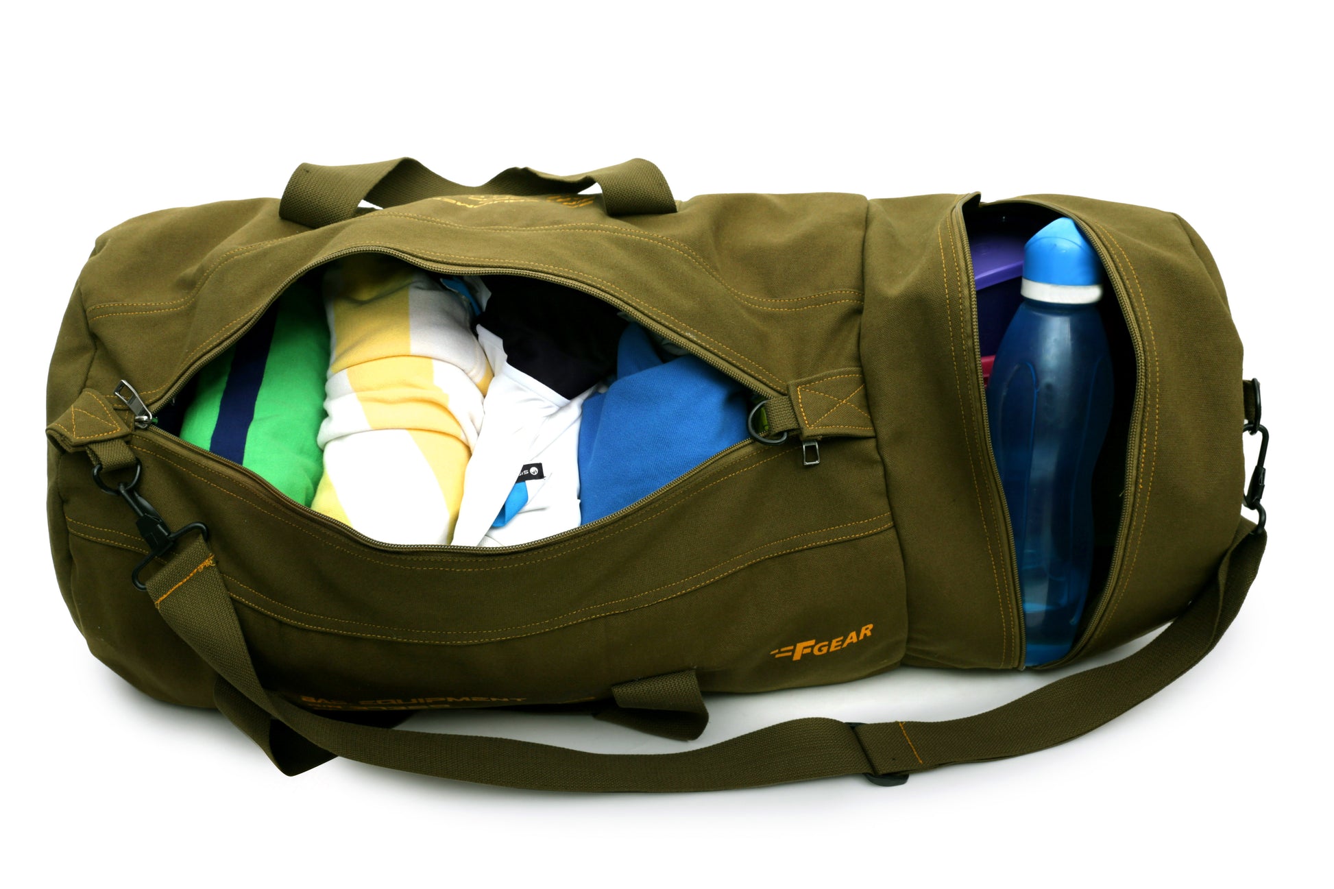 F Gear America Polyester 22 Ltrs Grey - Duffel Travel Bags – F Gear.in
