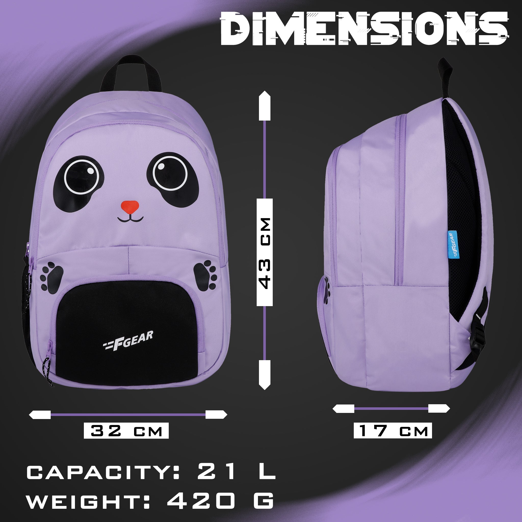 How big is on sale a 21 liter backpack